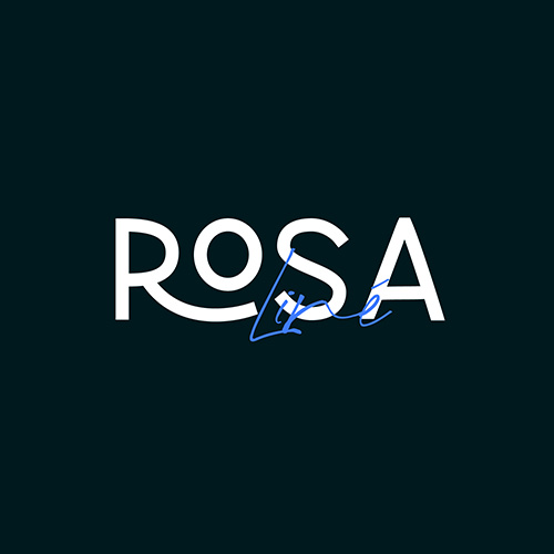 Rosa Liné Logo in Dark version, Graphic Design